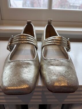 Dolce Vita Women's Arora Square Toe Buckled Ballet Flats